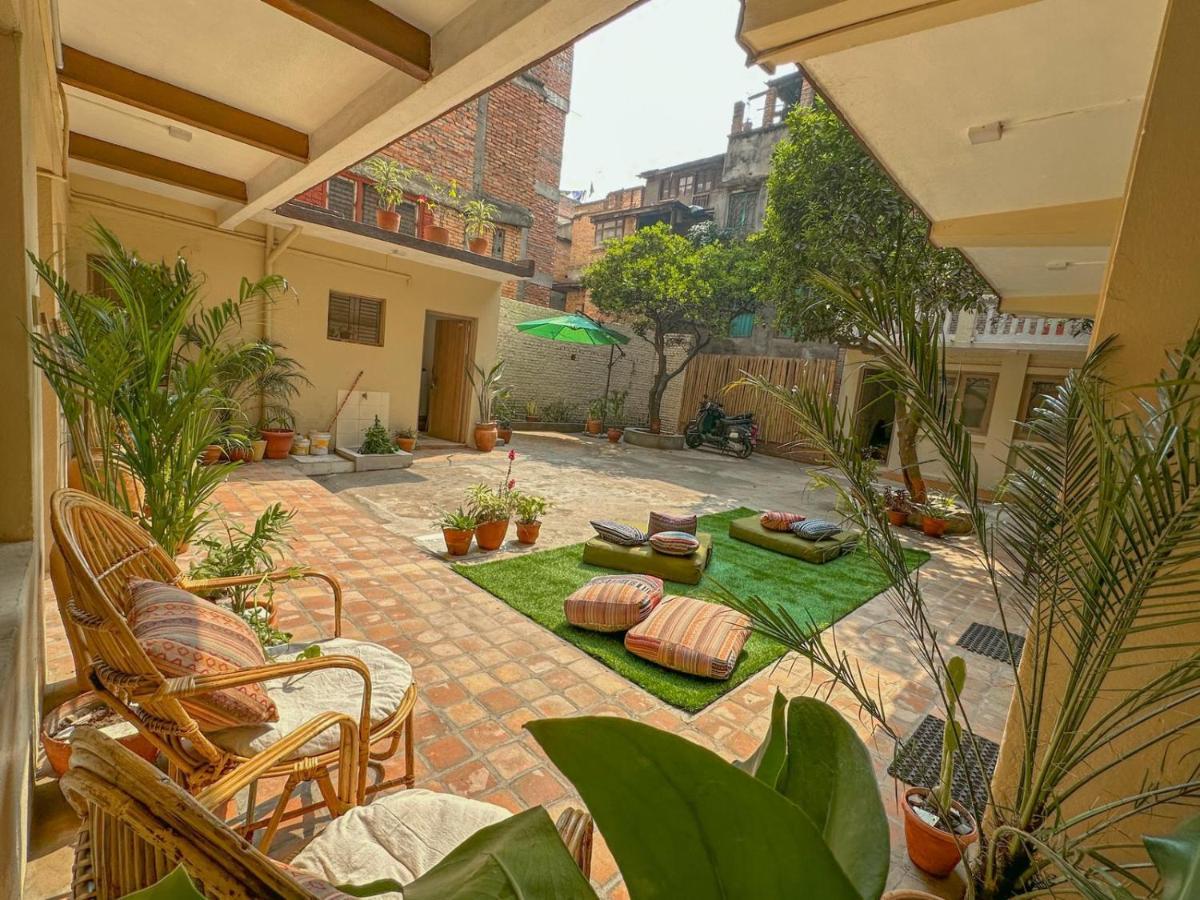 The Melo Pomelo Courtyard. Apartment กาฐมาณฑุ ภายนอก รูปภาพ
