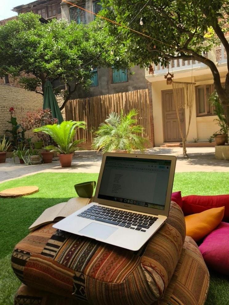 The Melo Pomelo Courtyard. Apartment กาฐมาณฑุ ภายนอก รูปภาพ